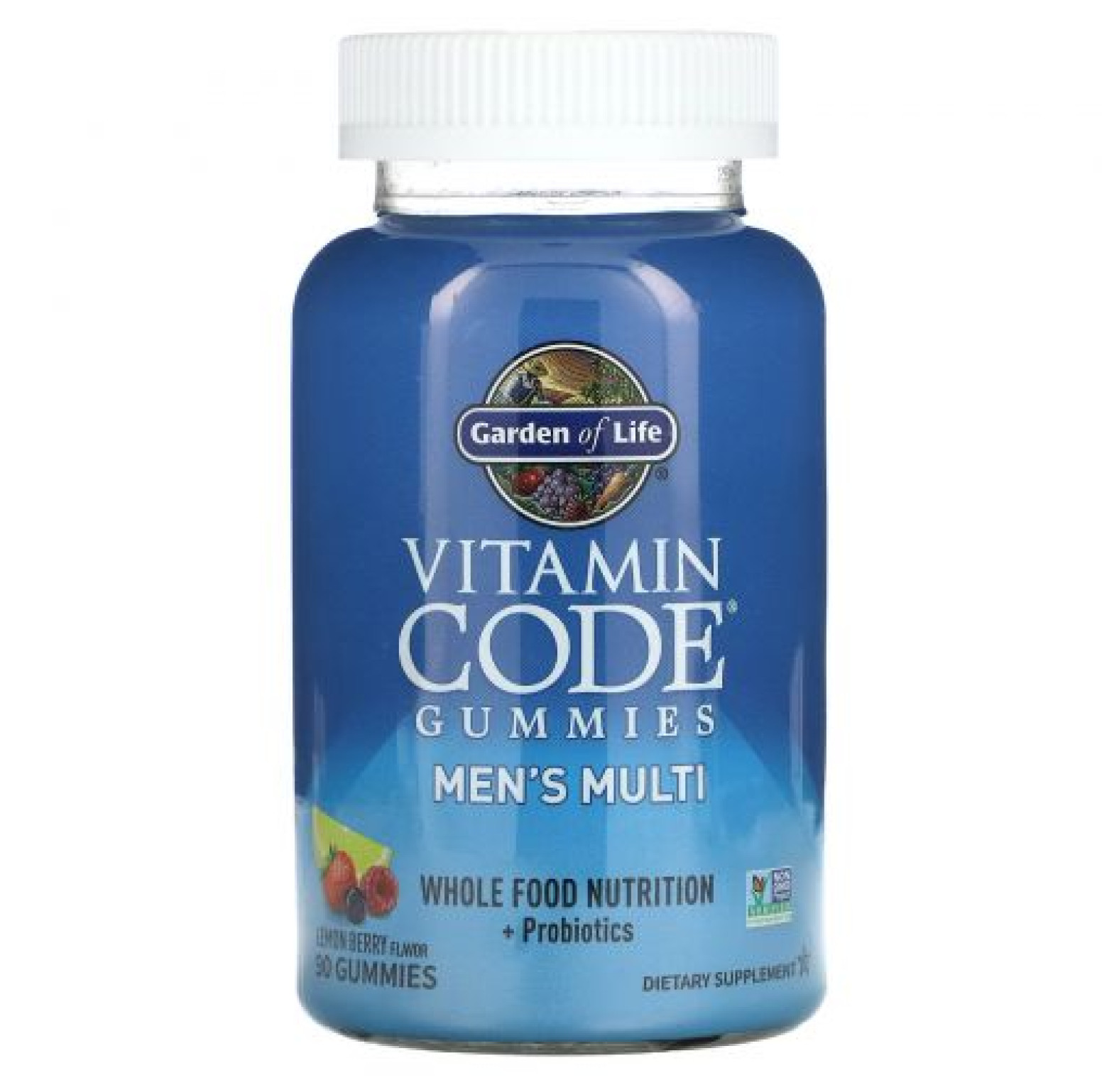 Garden of Life, Vitamin Code, жевательные мармеладки, мультивитамины для мужчин, лимон и ягоды, 90 жевательных таблеток