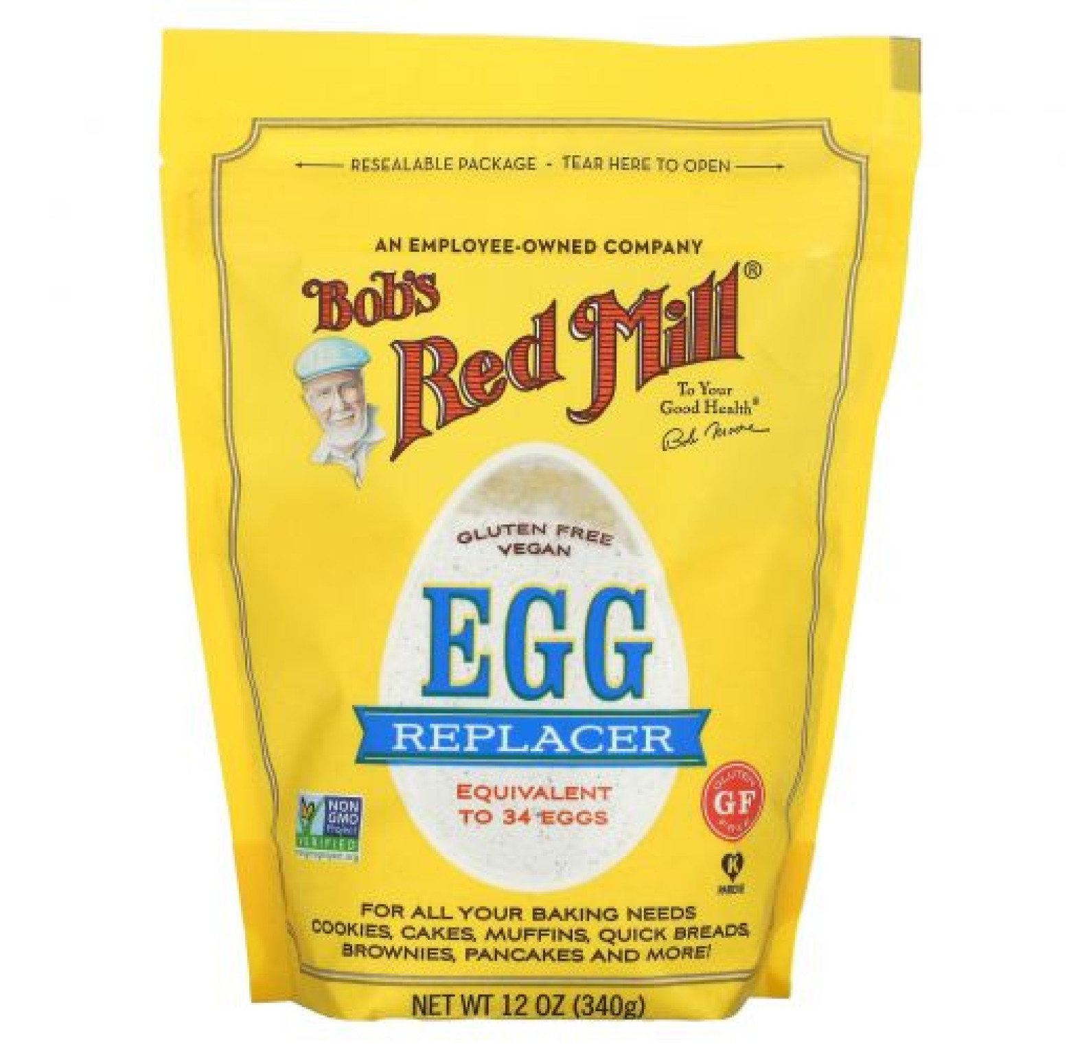 Bob's Red Mill, Заменитель яиц, 340 г