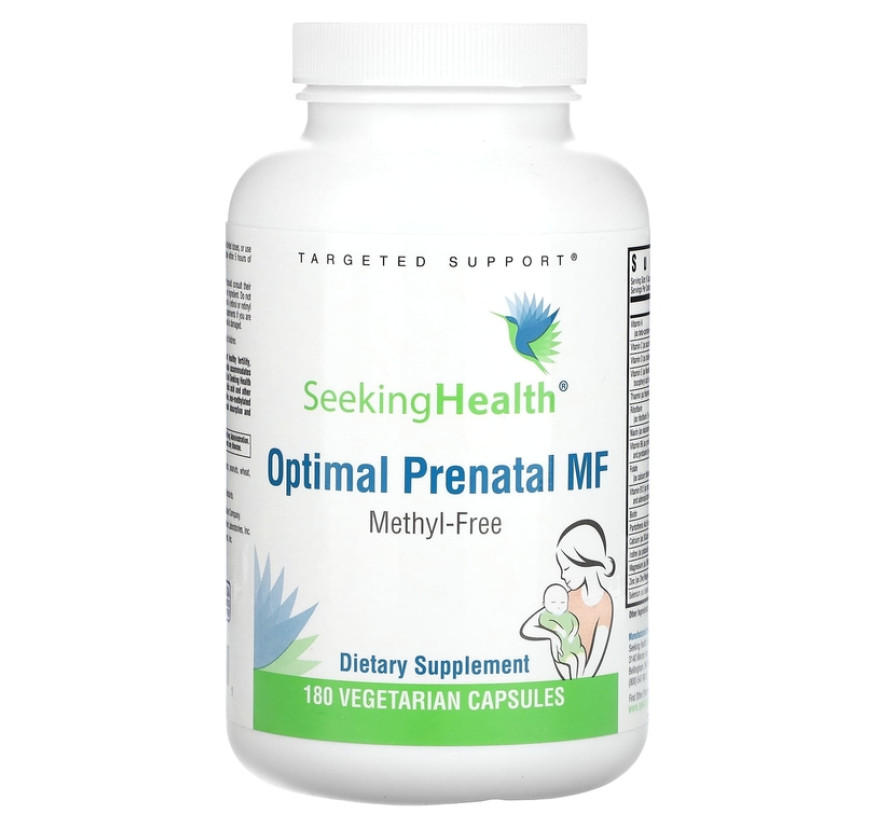 Seeking Health, Optimal Prenatal, без метила, 180 вегетарианских капсул