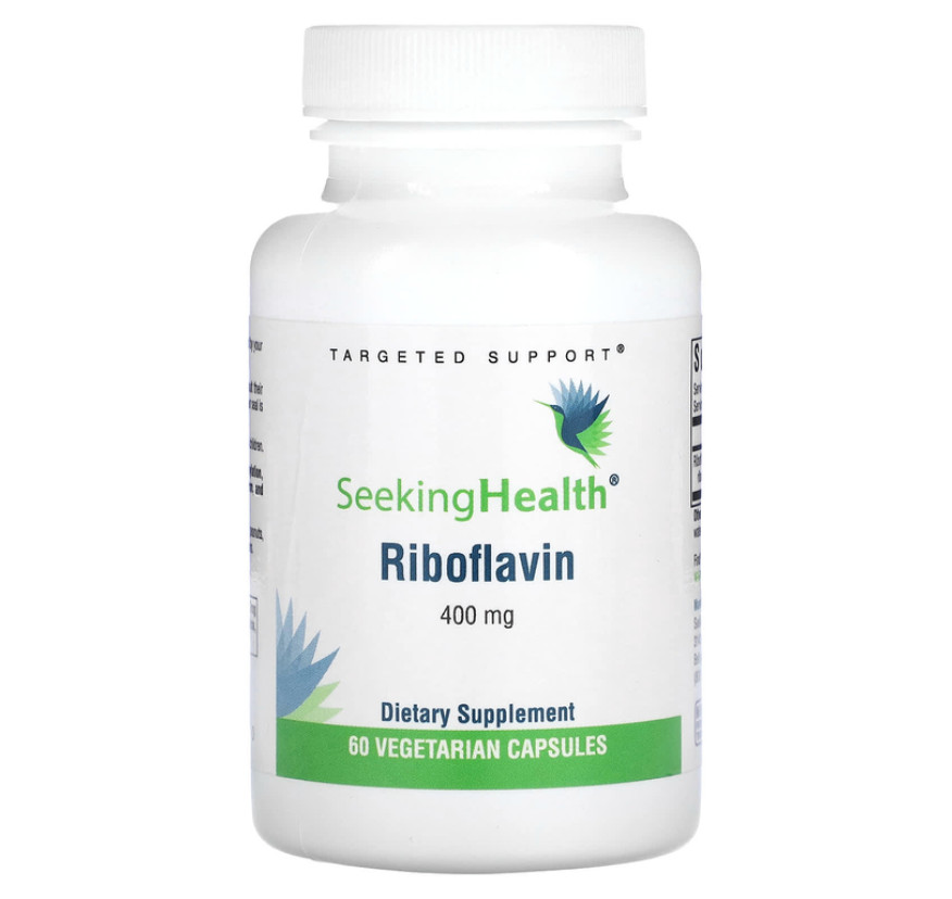 Seeking Health, Рибофлавин, 400 мг, 60 вегетарианских капсул