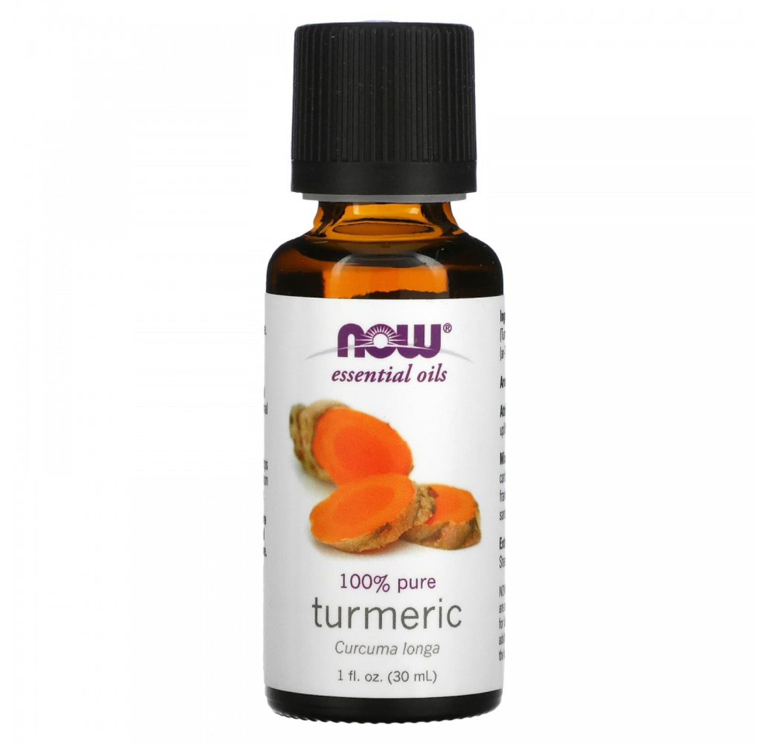NOW Foods, Эфирные масла, куркума, 30 мл