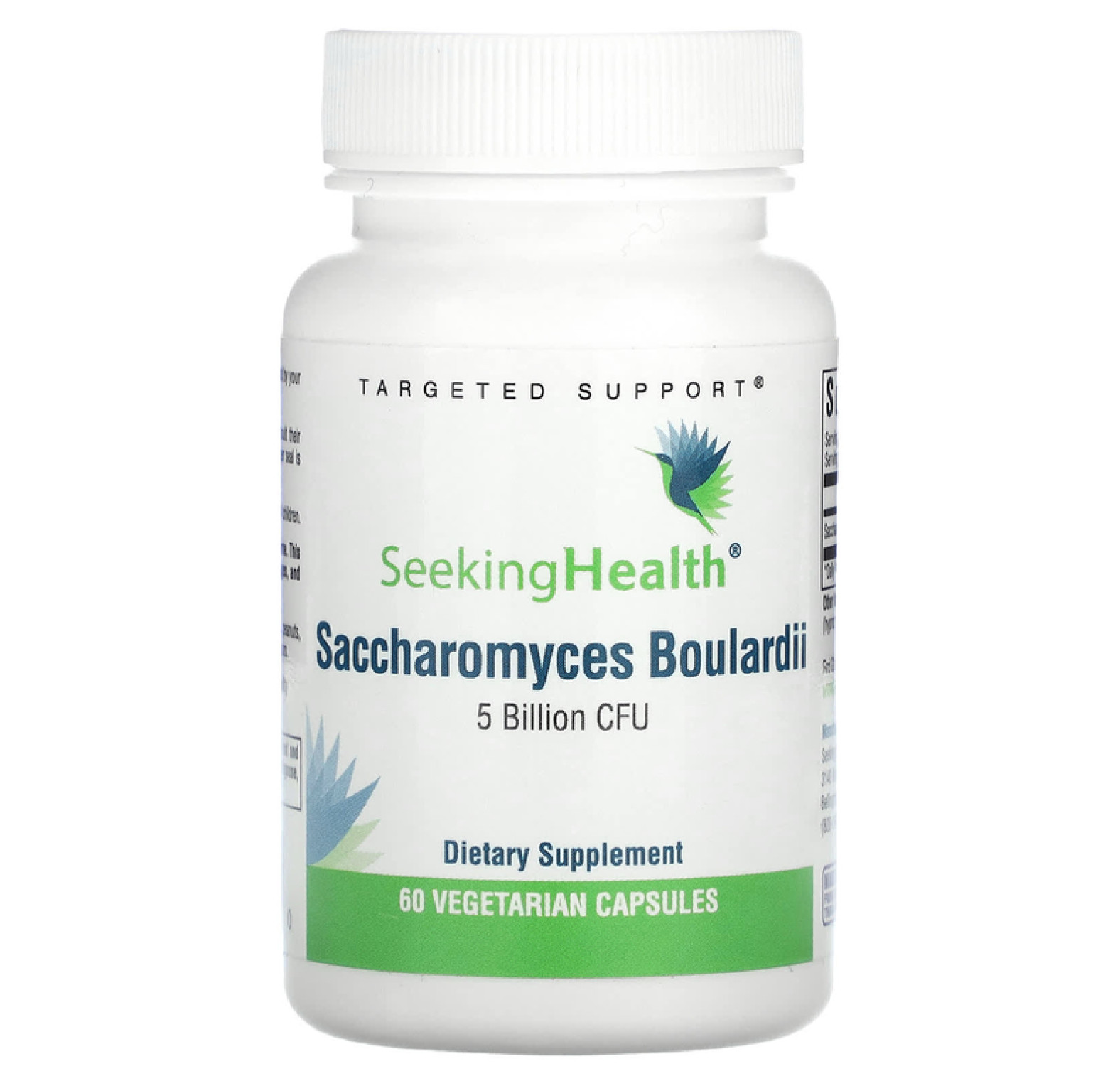 Seeking Health, Сахаромицеты Буларди, 5 млрд КОЕ, 60 вегетарианских капсул