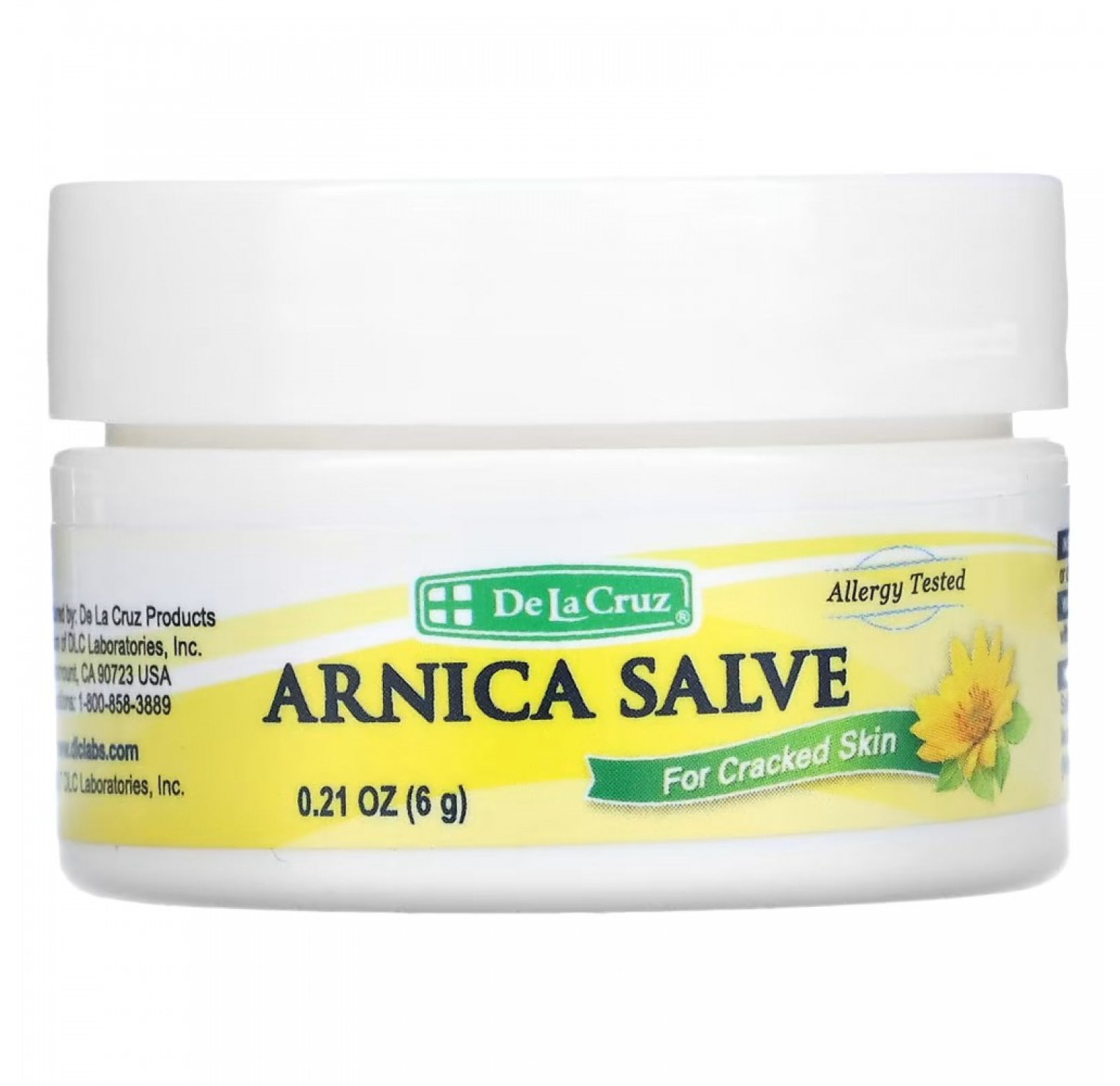 De La Cruz, Крем с арникой для потрескавшейся кожи, 6 г