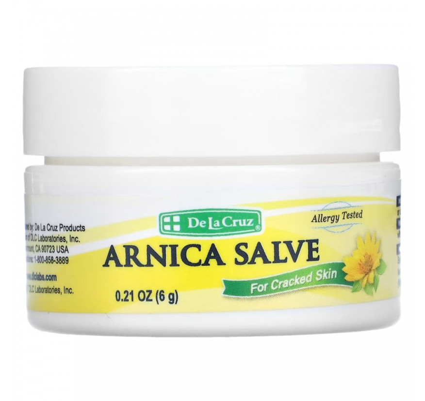 De La Cruz, Крем с арникой для потрескавшейся кожи, 6 г