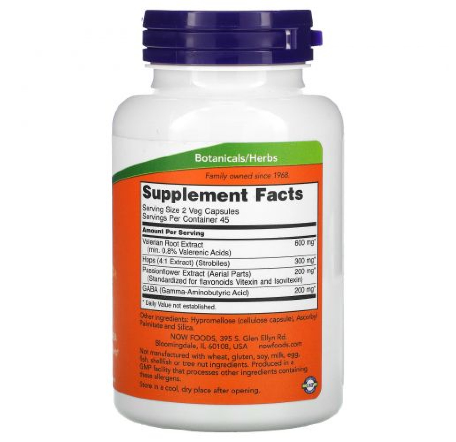 NOW Foods, Sleep, растительная смесь для сна, 90 растительных капсул