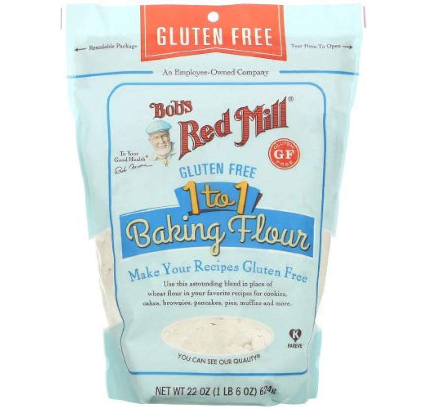 Bob's Red Mill, Мука для выпечки 1:1, 624 г