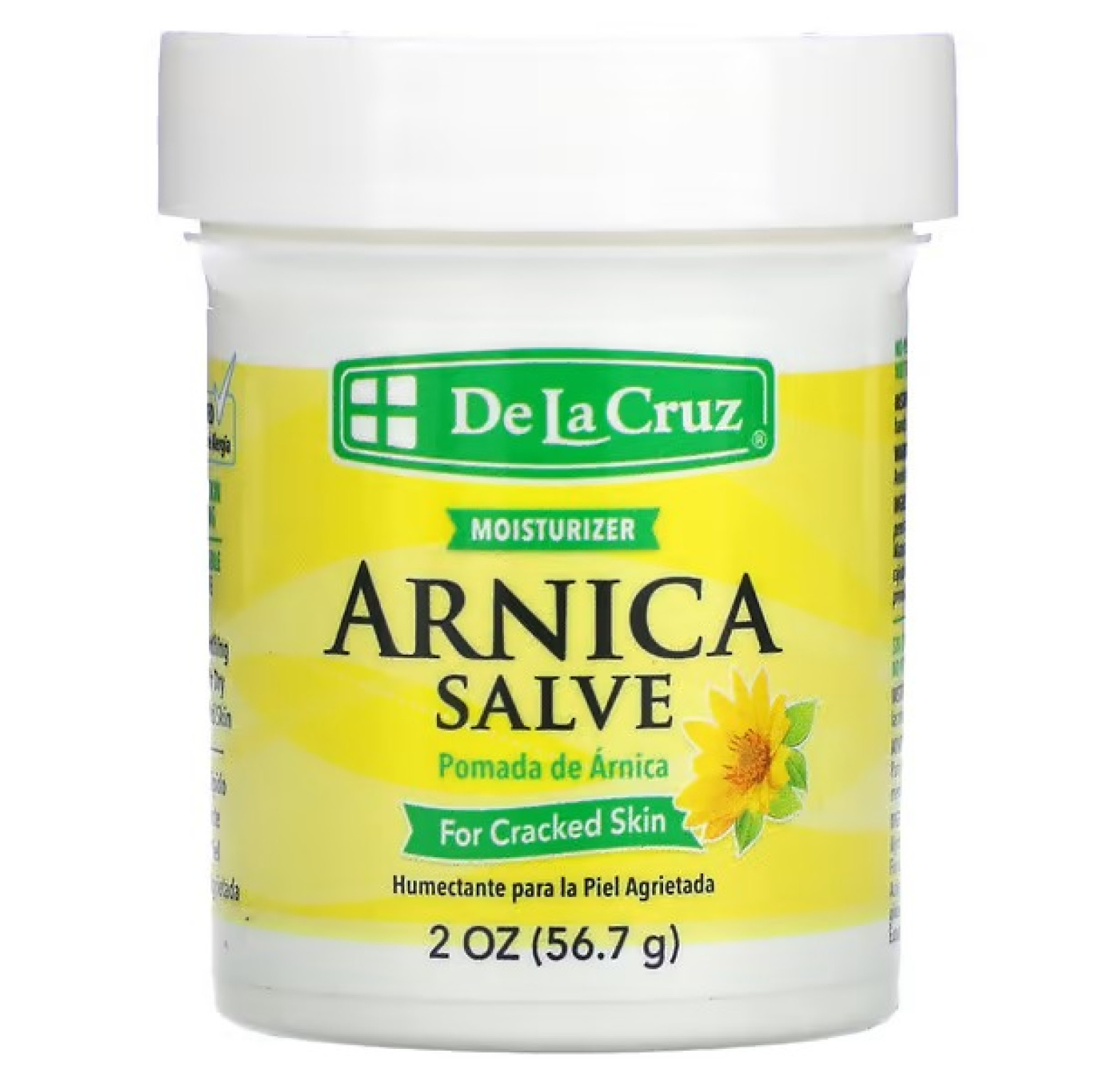 De La Cruz, Мазь арники, для потрескавшейся кожи, 2 унции (56.7 г)