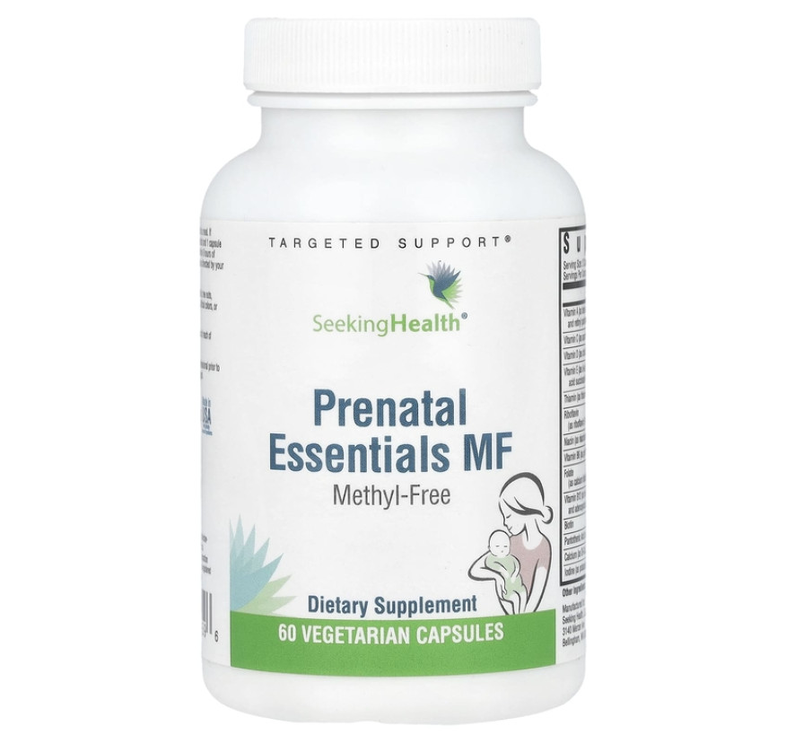 Seeking Health, Prenatal Essentials, без метила, 60 вегетарианских капсул