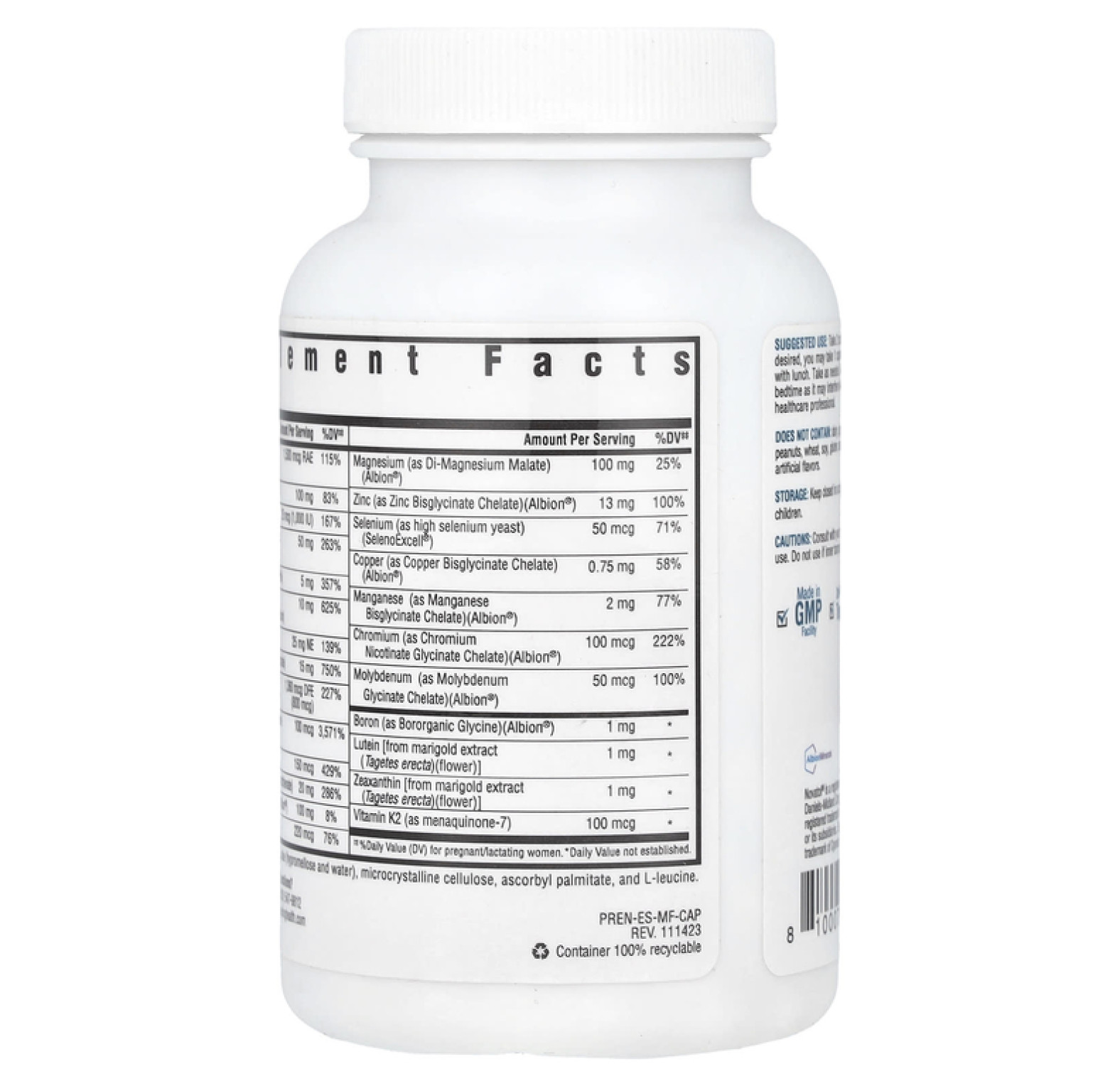 Seeking Health, Prenatal Essentials, без метила, 60 вегетарианских капсул