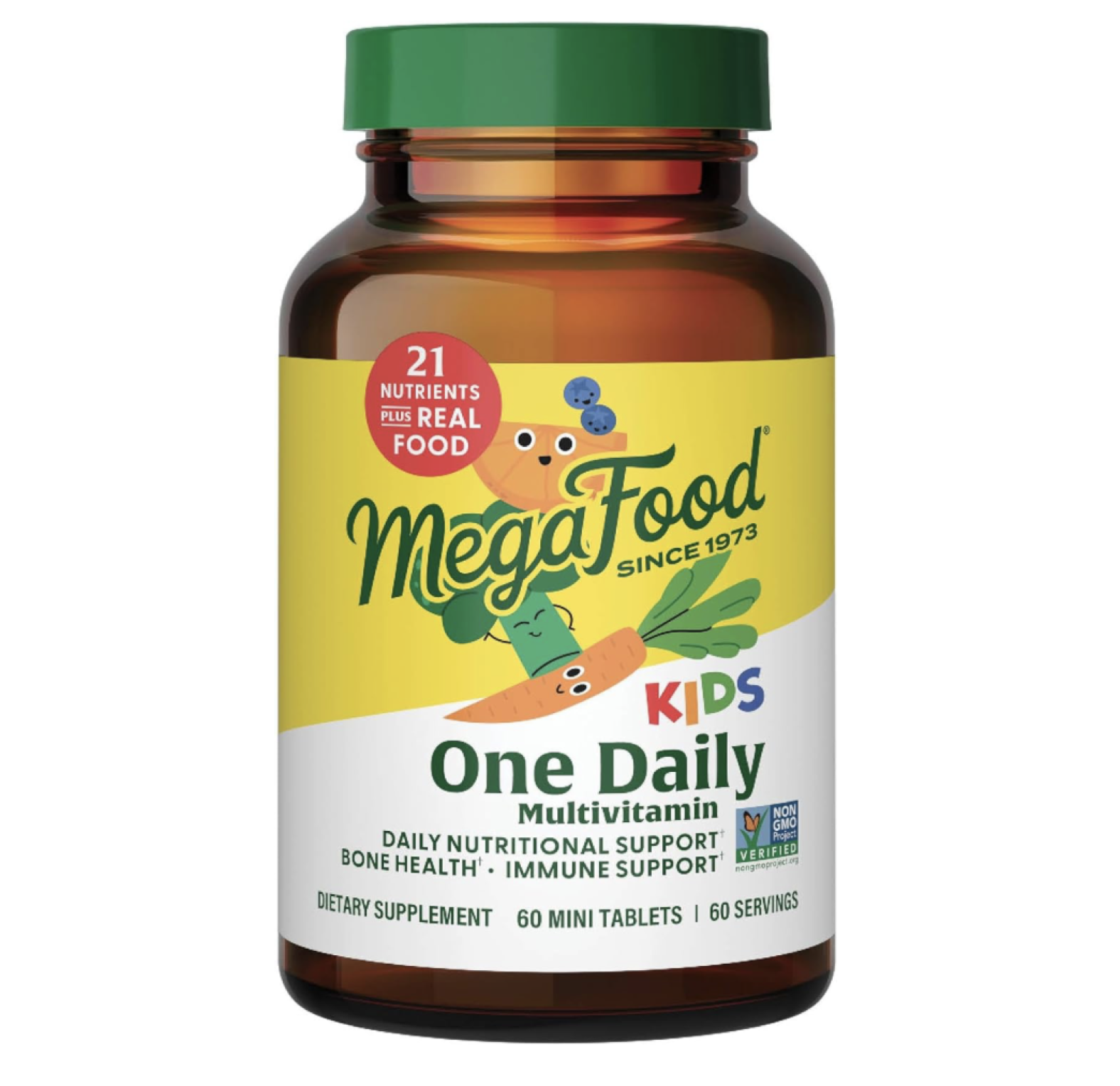 MegaFood, Kids One Daily, витамины для детей, 60 таблеток