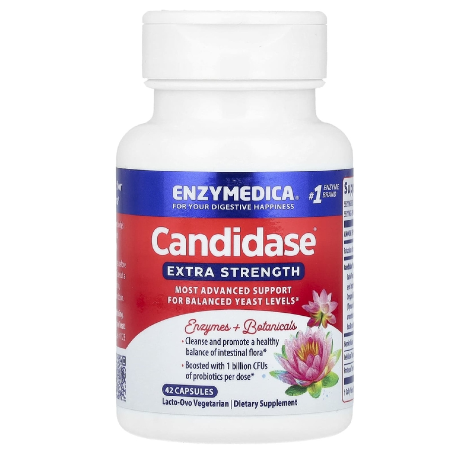 Enzymedica, Candidase, Extra Strength, 42 капсулы