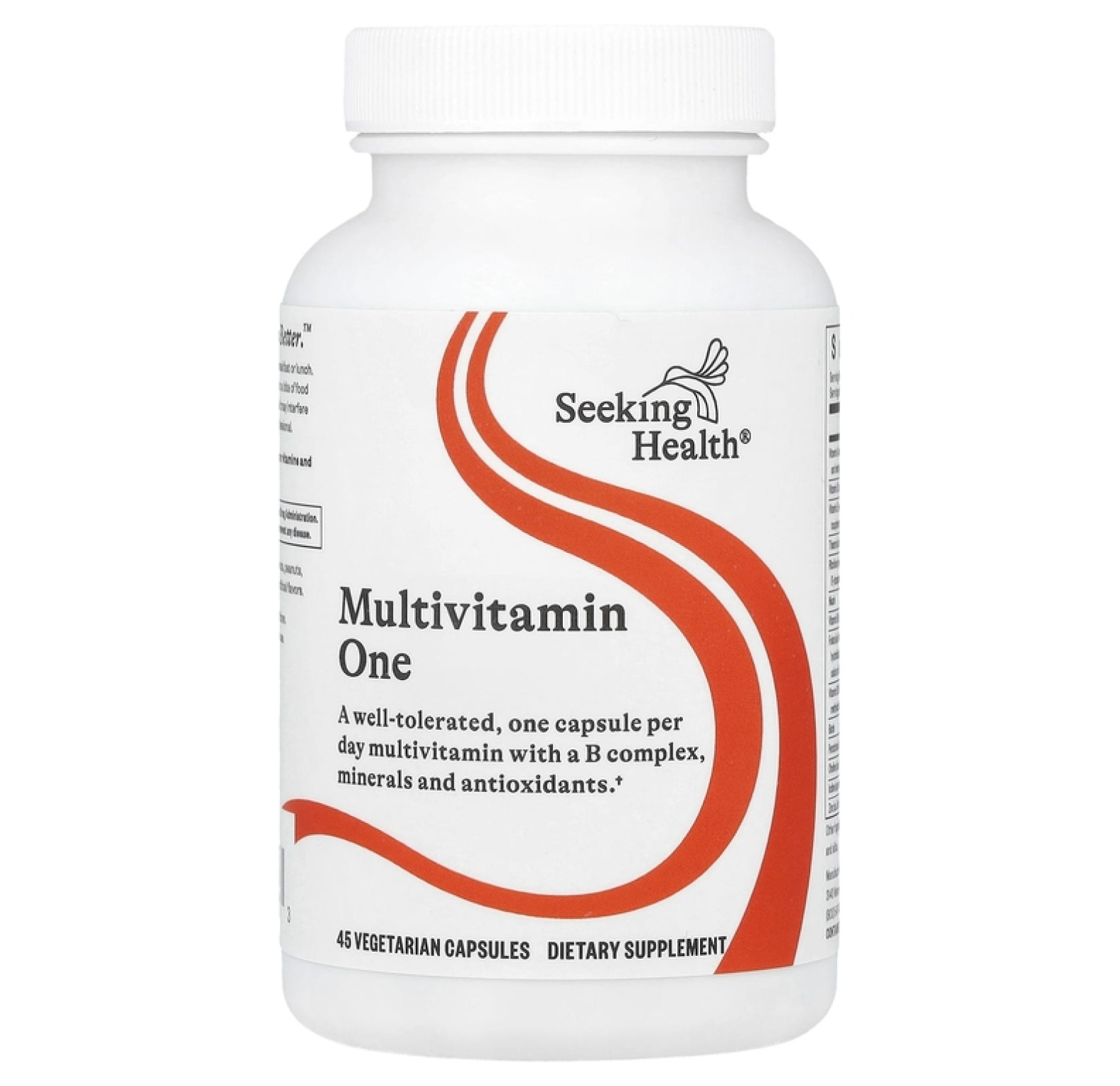 Seeking Health, Оптимальный поливитаминный комплекс, 45 вегетарианских капсул