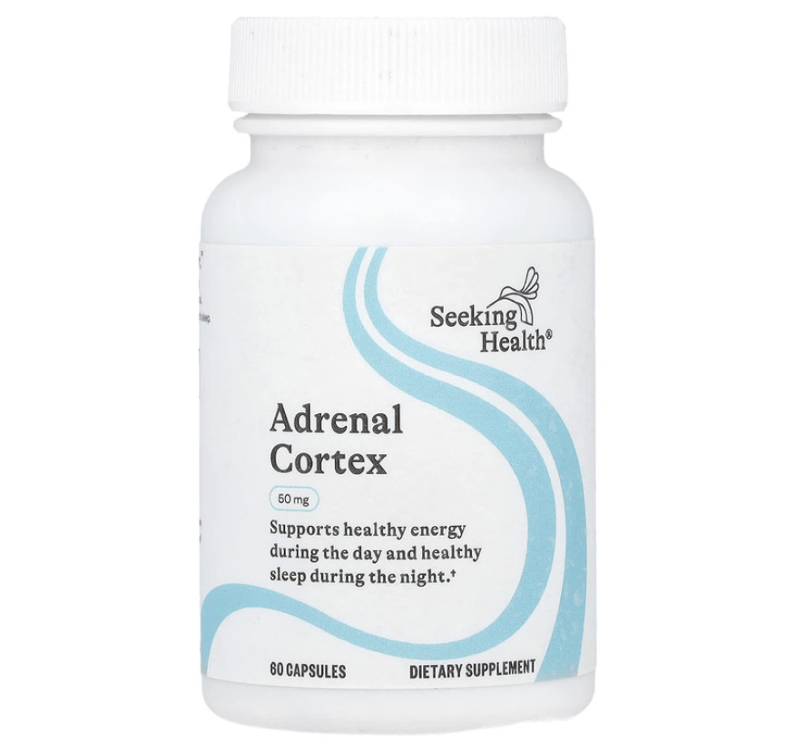 Seeking Health, Кора надпочечников, 50 мг, 60 капсул