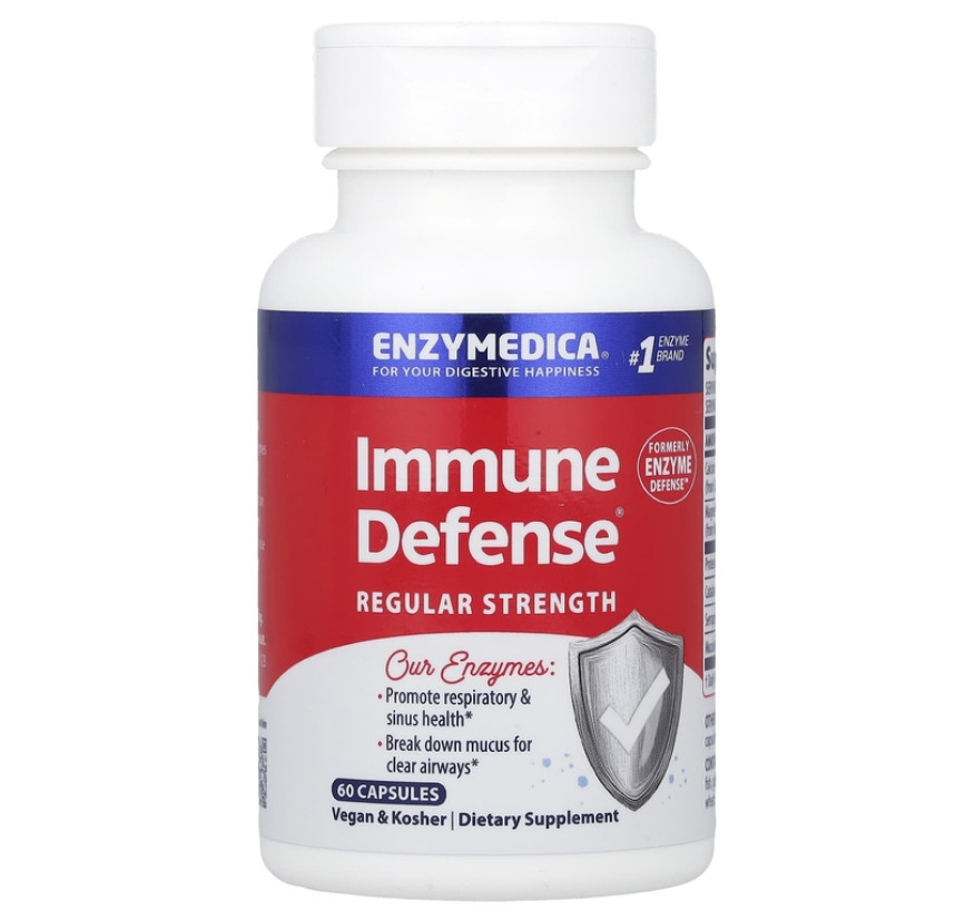 Enzymedica, Enzyme Defense, 60 капсул