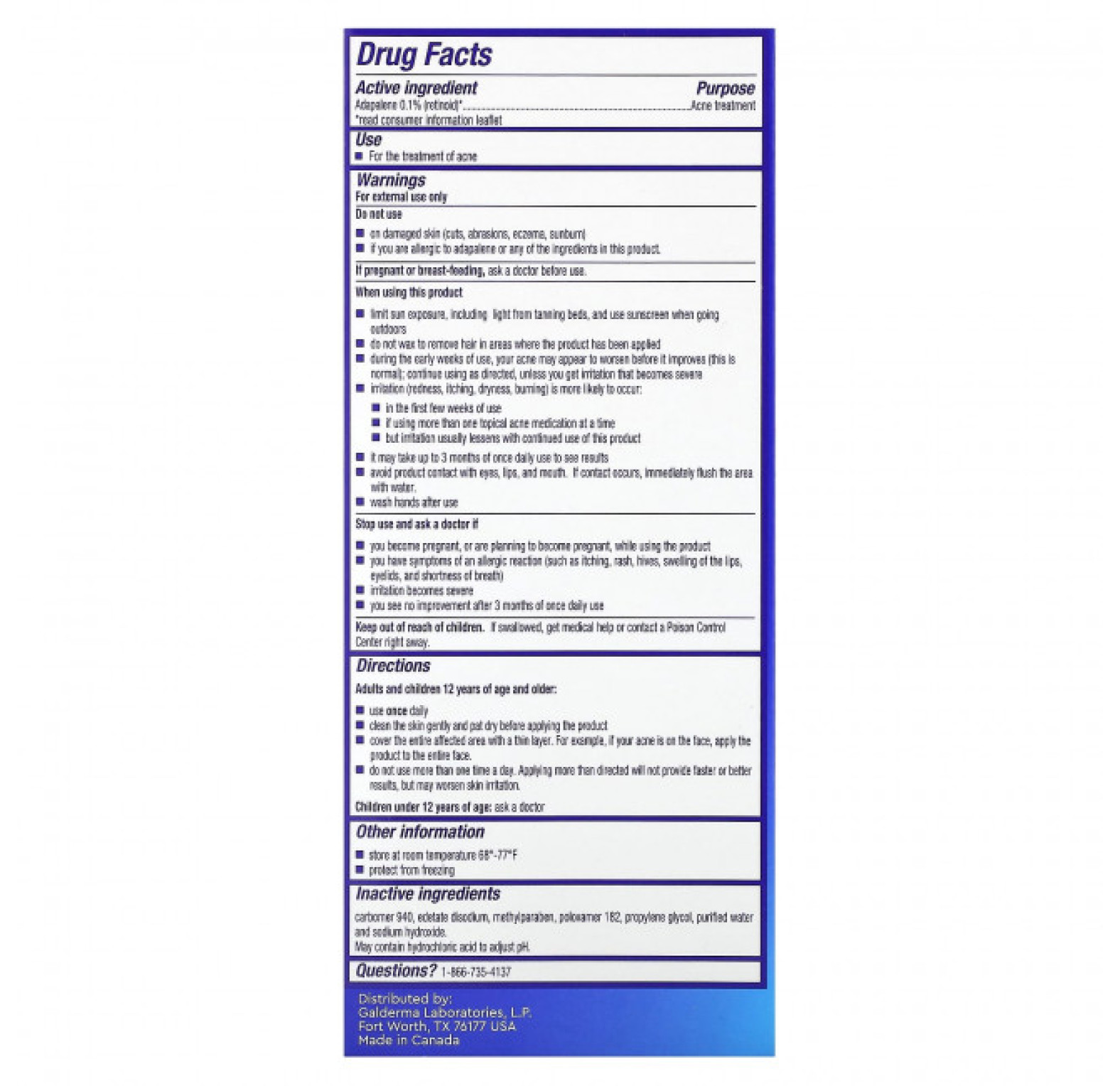 Differin, средство для ежедневного глубокого очищения, для чувствительной кожи, 118 мл