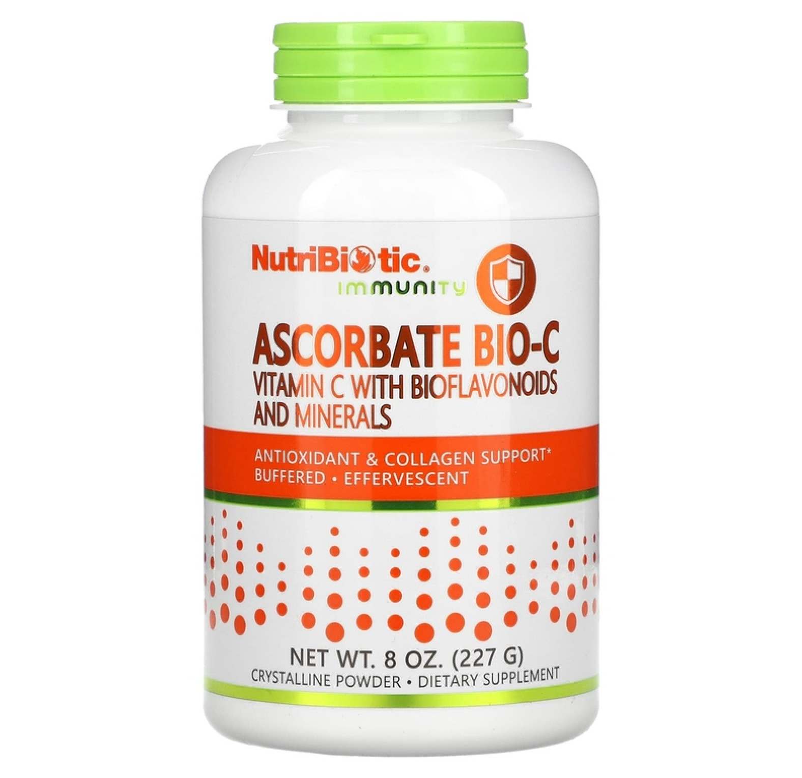 NutriBiotic, Immunity, аскорбат Bio-C, витамин C с биофлавоноидами и минералами, 227 г