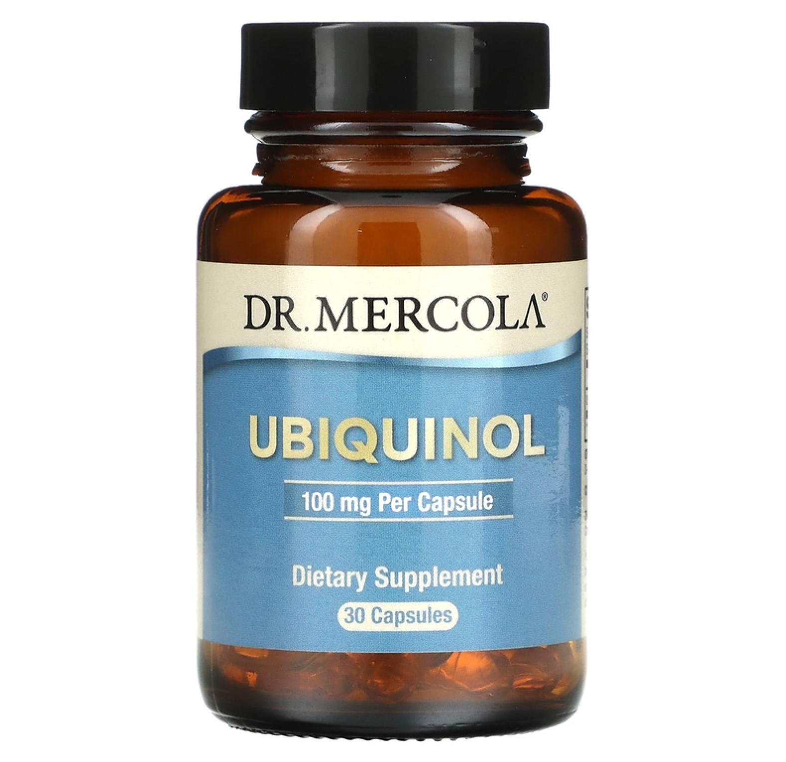 Dr. Mercola, убихинол, 100 мг, 30 капсул