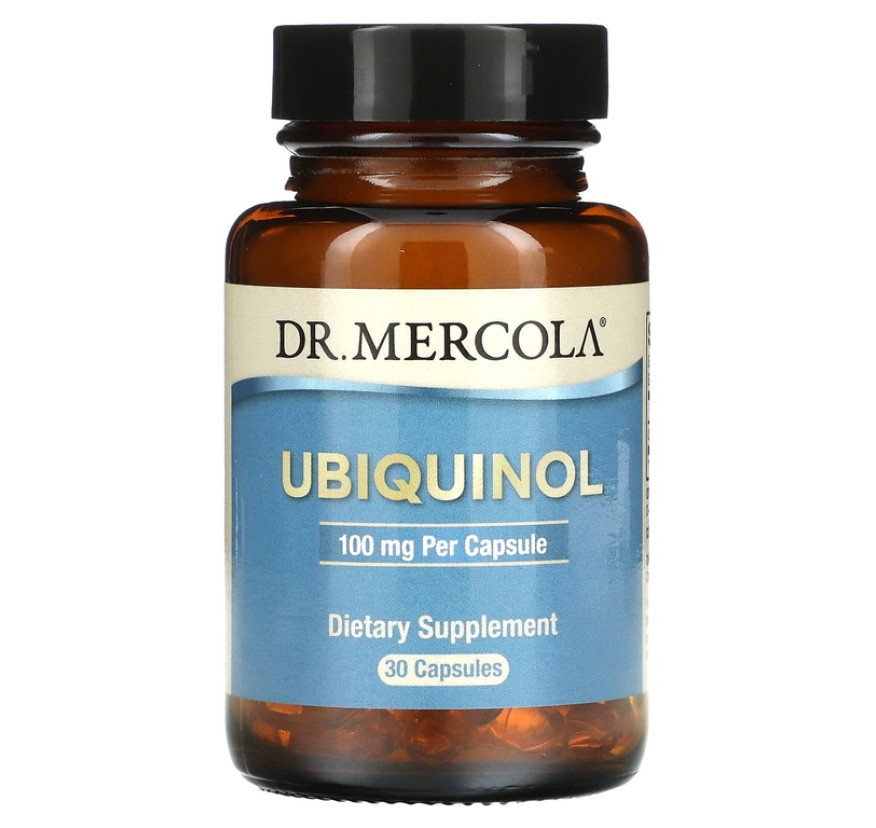Dr. Mercola, убихинол, 100 мг, 30 капсул