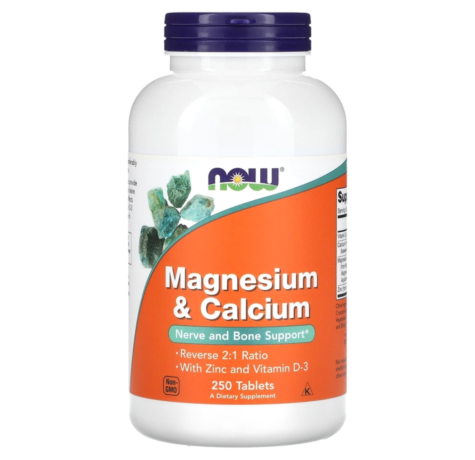 NOW Foods, Магний и кальций, 250 таблеток