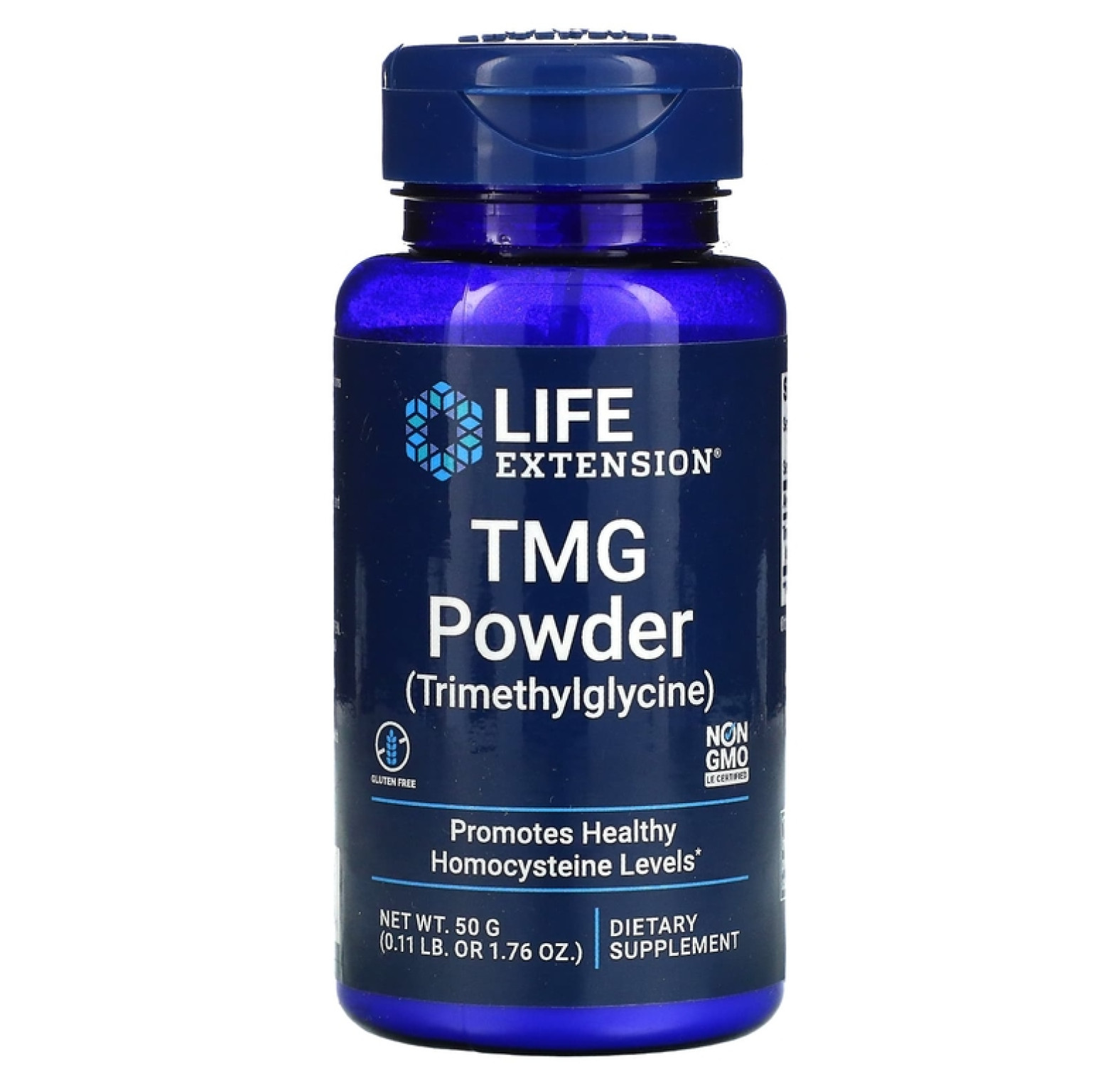 Life Extension, TMG порошок (триметилглицин), 50 г