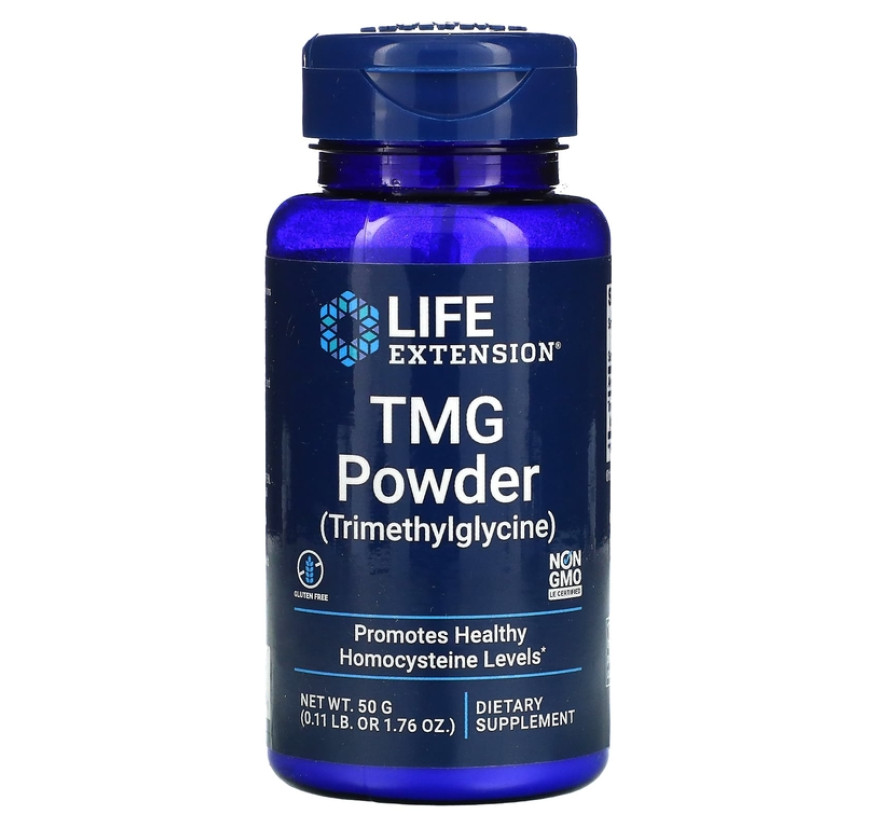Life Extension, TMG порошок (триметилглицин), 50 г