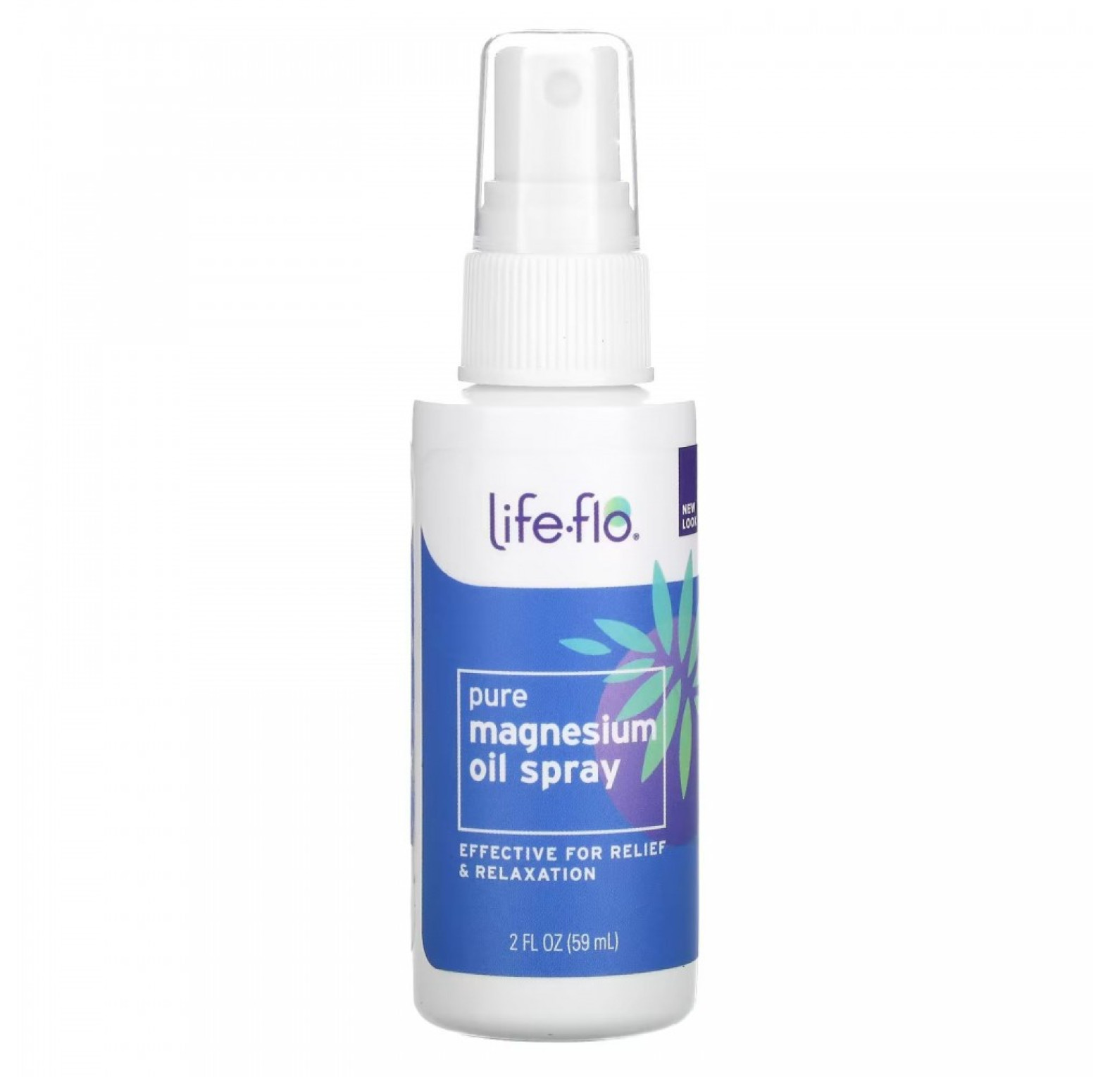 Life-flo, спрей из чистого магниевого масла, 59 мл (2 жидк. унций)