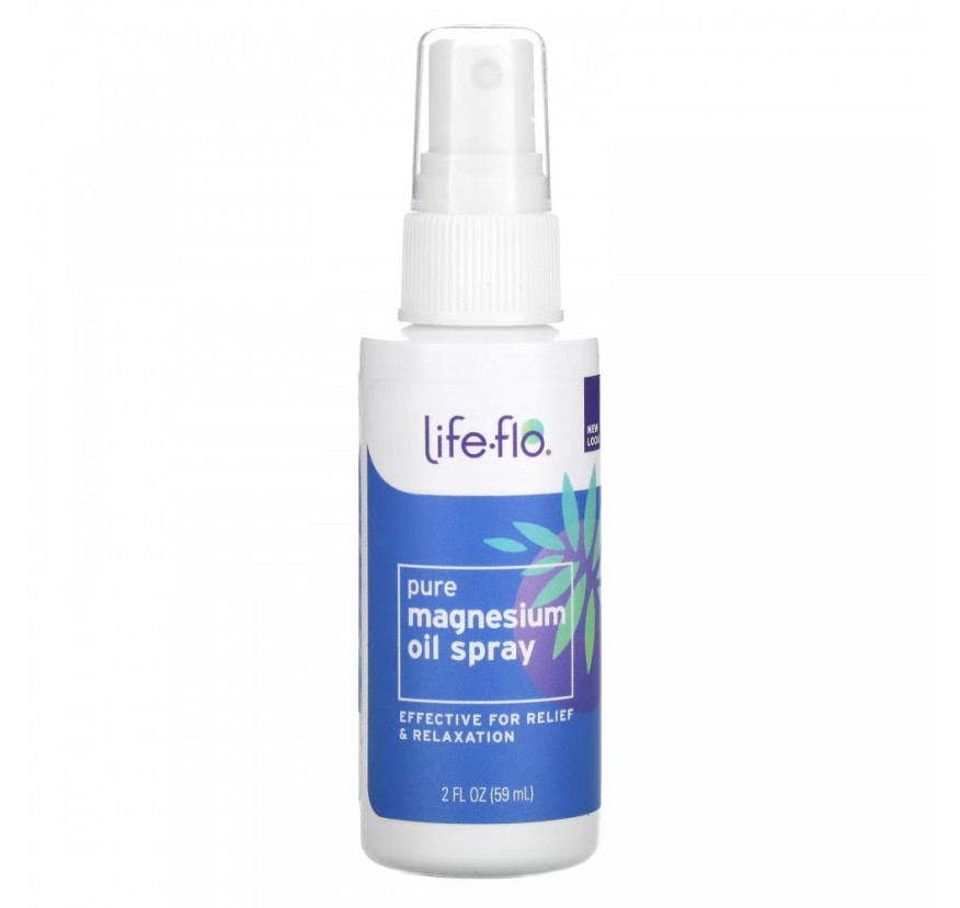 Life-flo, спрей из чистого магниевого масла, 59 мл (2 жидк. унций)