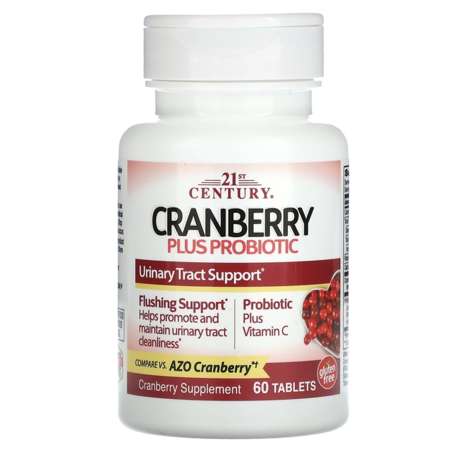 21st Century, клюква + пробиотики, 60 таблеток