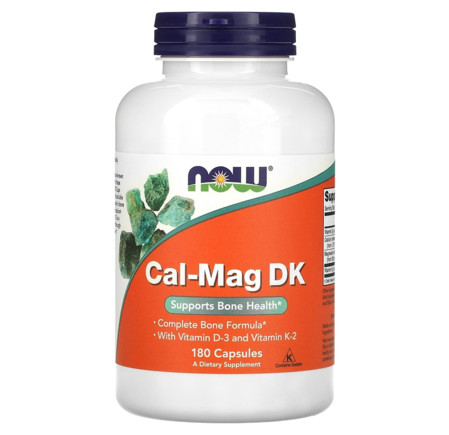 NOW Foods, Cal-Mag DK, кальций и магний, 180 капсул