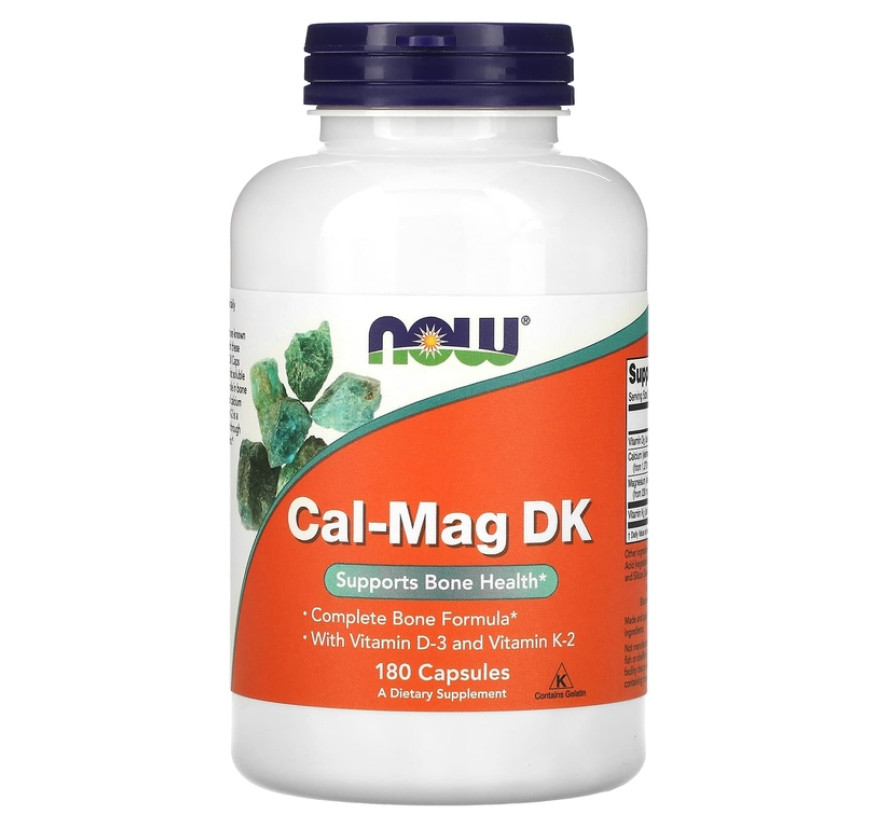 NOW Foods, Cal-Mag DK, кальций и магний, 180 капсул