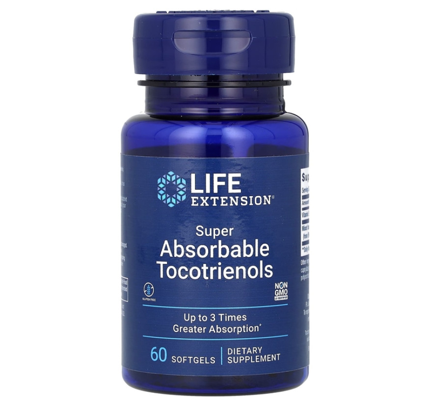 Life Extension, суперабсорбируемые токотриенолы, 60 капсул