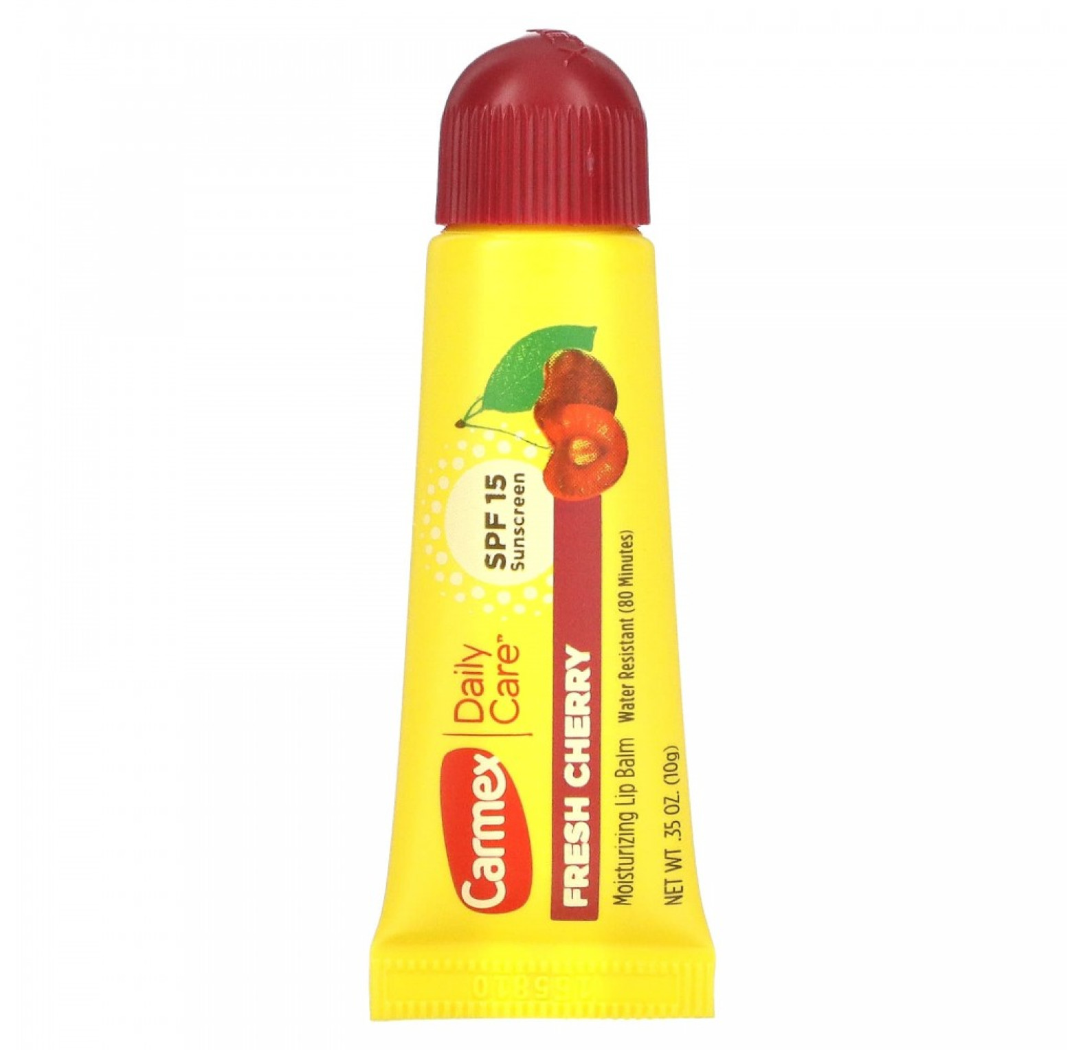 Carmex, Daily Care, увлажняющий бальзам для губ, вишня, SPF 15, набор, 2 шт. по 10 г