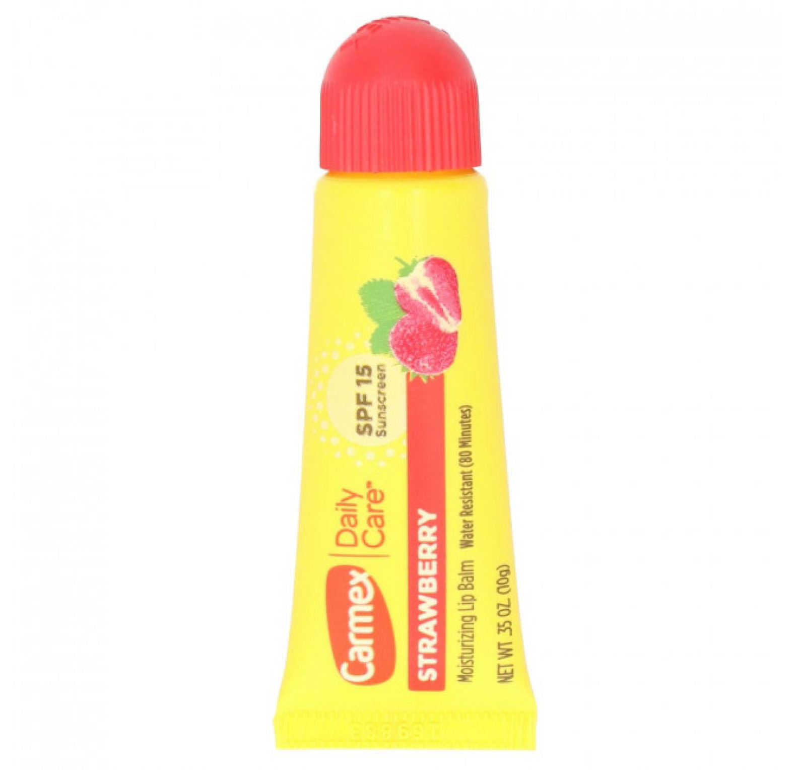 Carmex, Бальзам для губ Daily Care, клубника, SPF 15, набор, 2 шт. по 10 г
