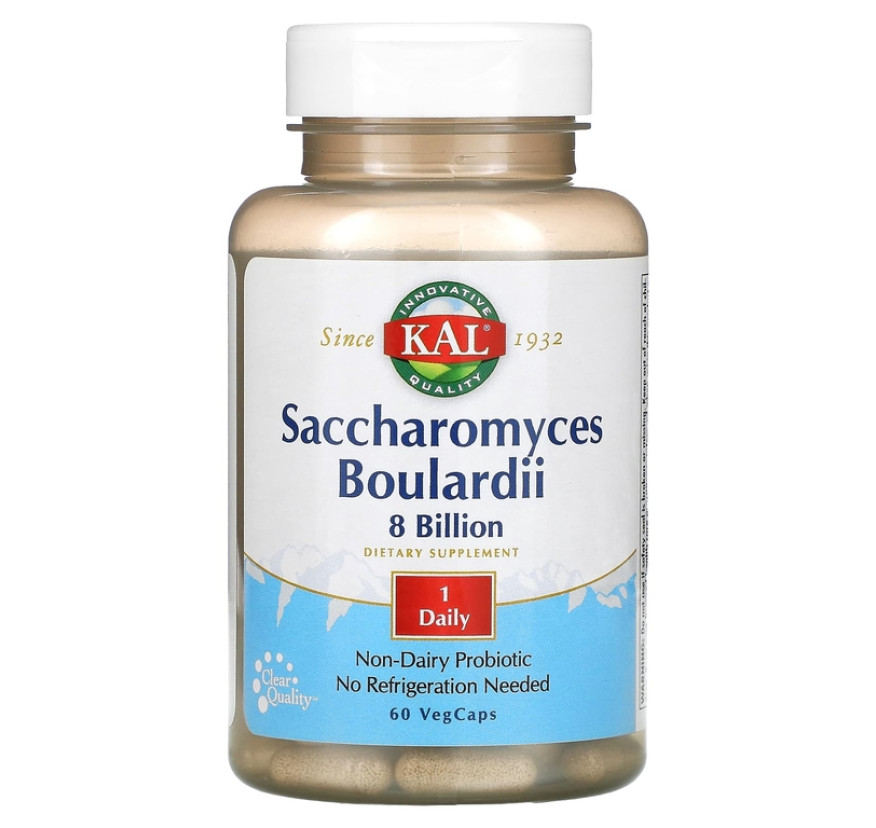 KAL, сахаромицеты Буларди, 8 миллиардов КОЕ, 60 растительных капсул
