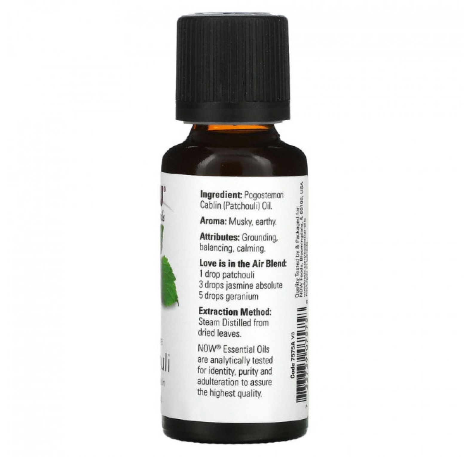NOW Foods, Эфирные масла, пачули, 30 мл (1 жидкая унция)