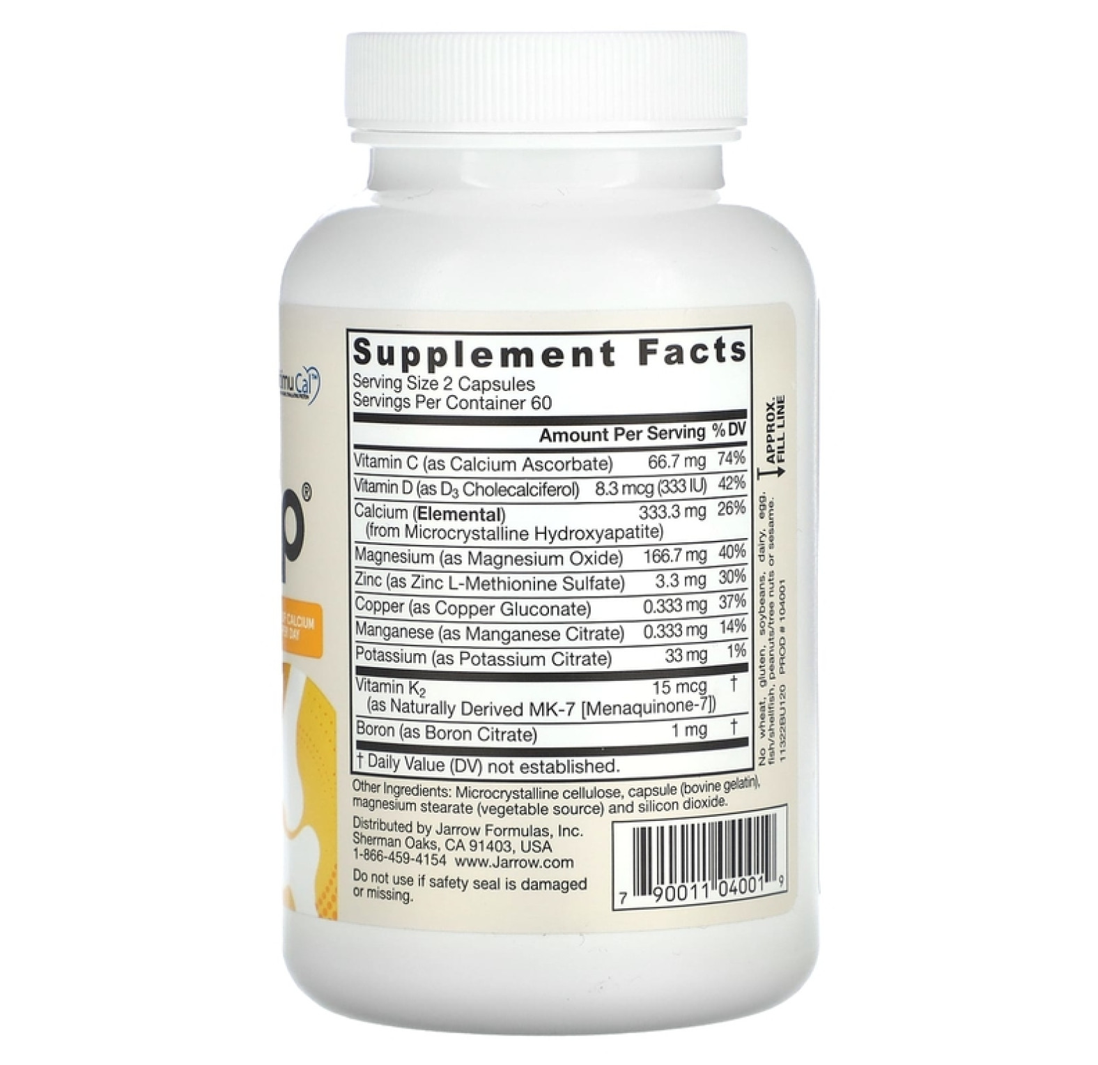 Jarrow Formulas, Bone-Up, 120 капсул