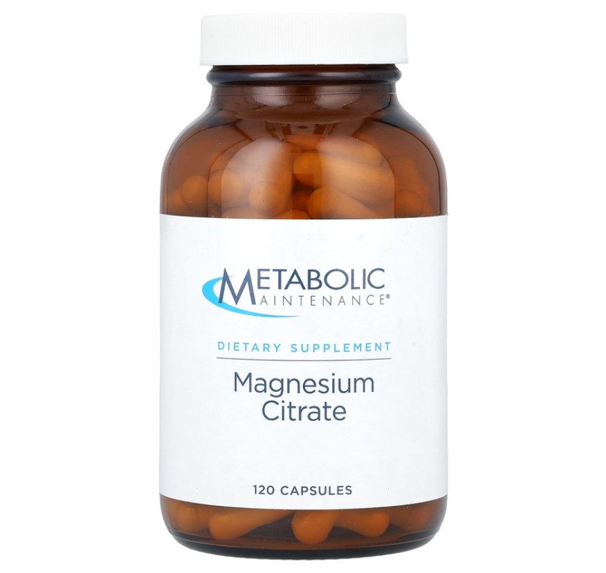 Metabolic Maintenance, цитрат магния, 120 капсул