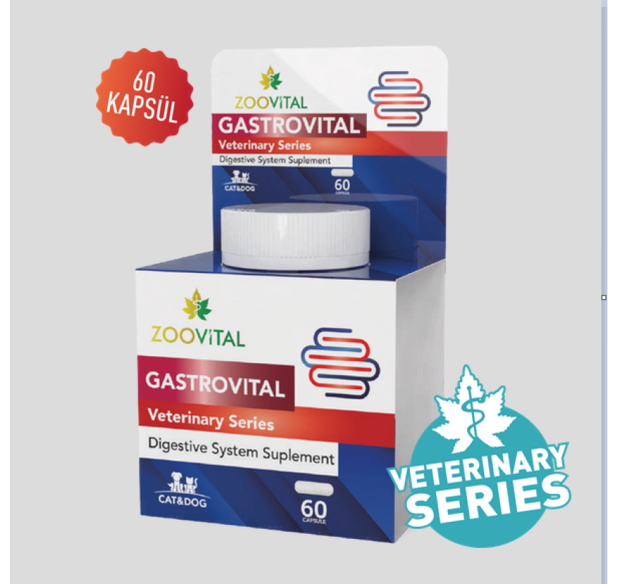 Zoovital, Гастровитал, 60 капсул