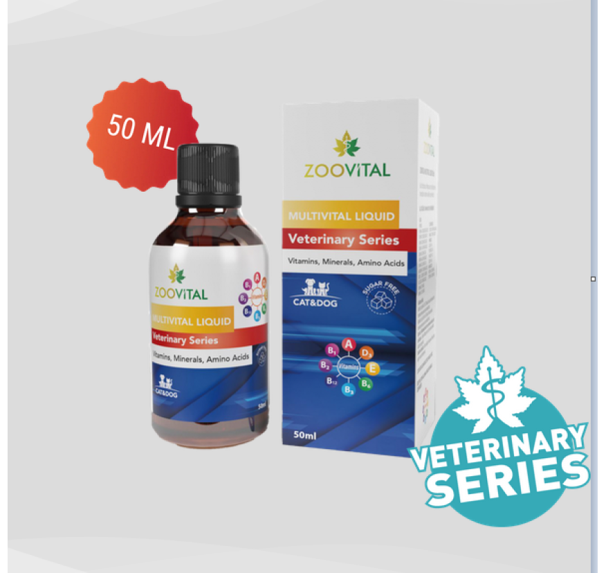 Zoovital, Мультивитал (жидкий), 50 мл