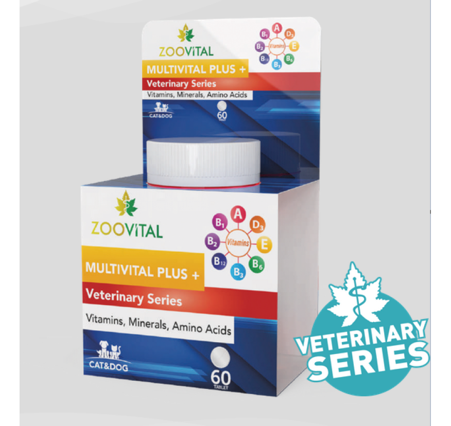 Zoovital, Мультивитал Плюс, 60 таблеток