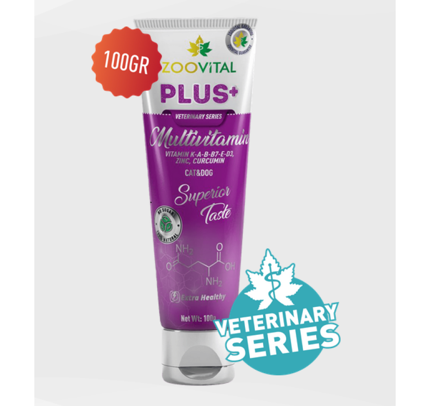 Zoovital Плюс+, Мультивитамин, 100 гр