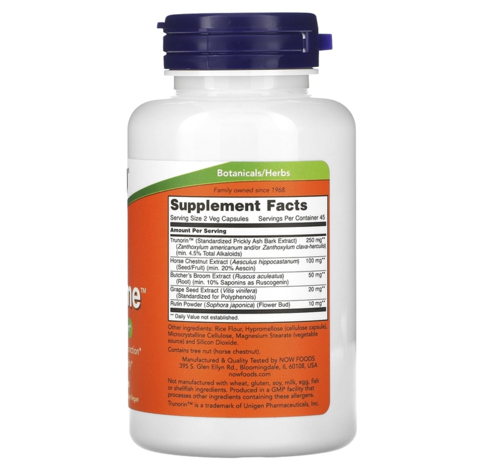NOW Foods, Vein Supreme, 90 растительных капсул