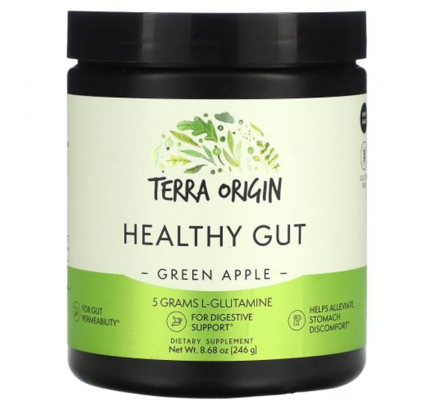Terra Origin, Healthy Gut, зеленое яблоко, 246 г