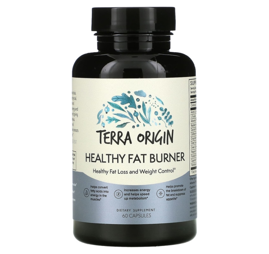 Terra Origin, Здоровый сжигатель жира, 60 капсул