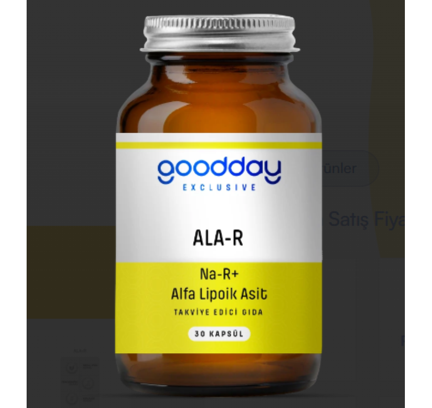 GoodDay Exclusive ALA-R (Na-R+ Альфа-липоевая кислота), 30 капсул
