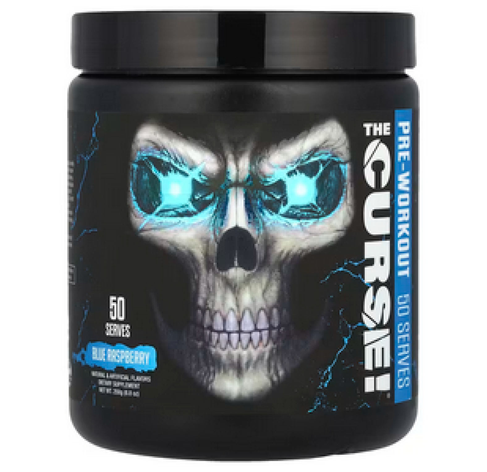 JNX Sports, The Curse!®, предтренировочный комплекс, со вкусом голубой малины, 250 г