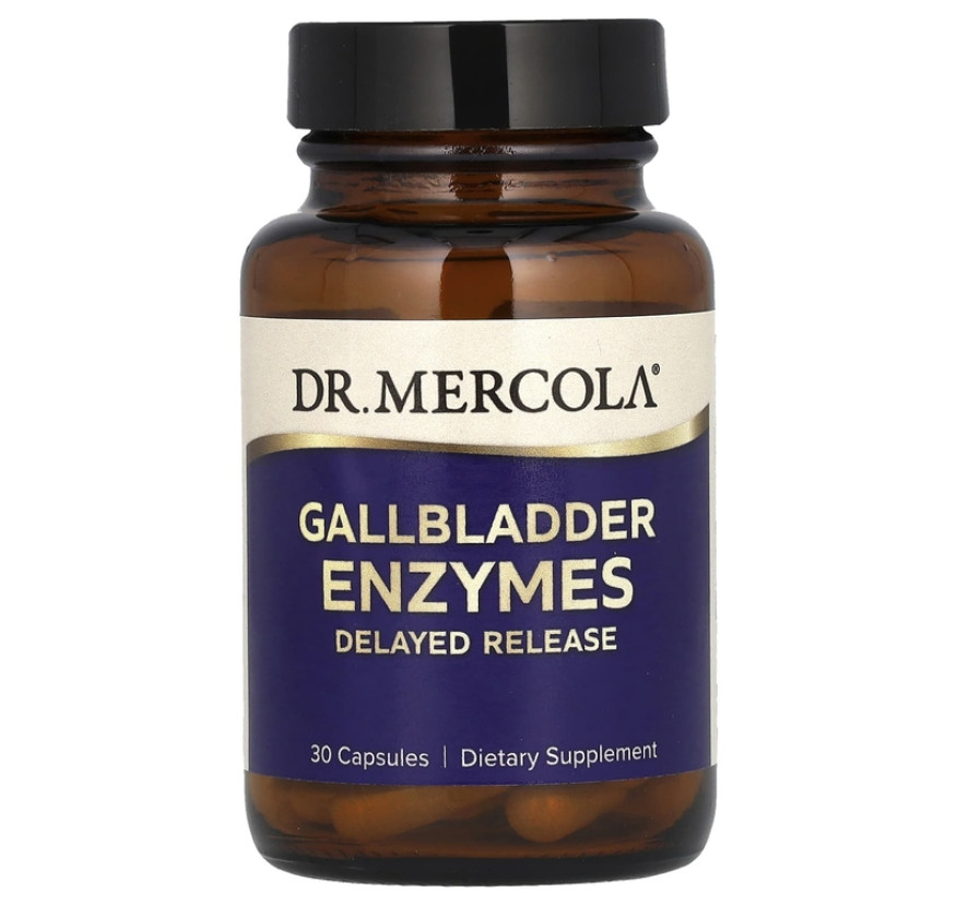 Dr. Mercola, ферменты желчного пузыря, 30 капсул
