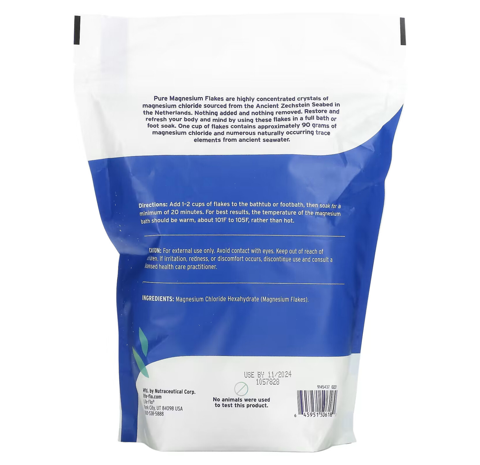 Life-flo, хлопья чистого магния, 750 г