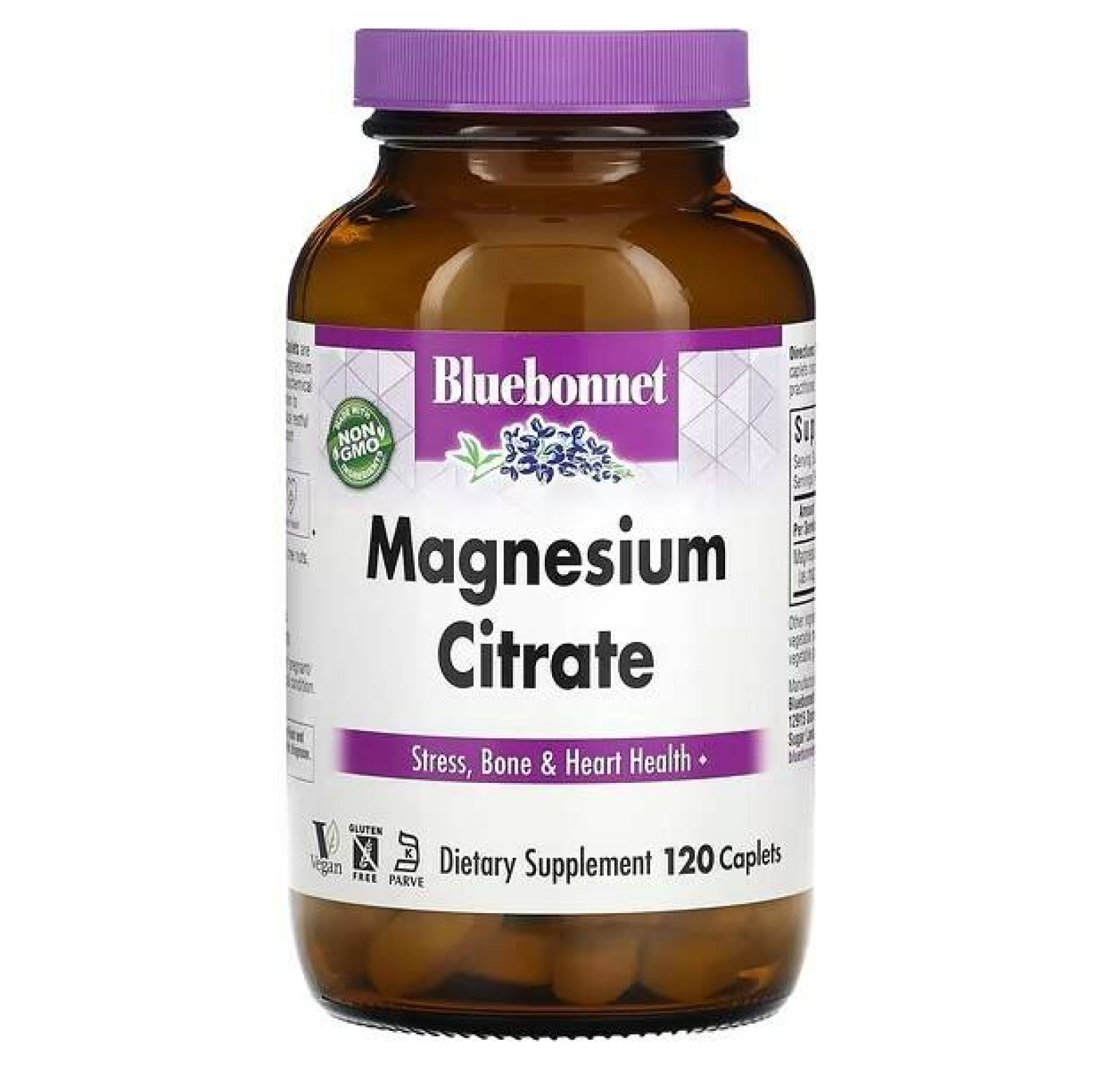 Bluebonnet Nutrition, Цитрат магния, 120 капсул