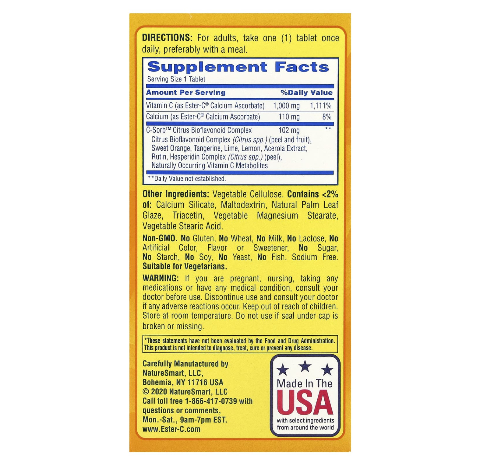 EsterC, 24-часовая поддержка иммунитета, 1000 мг, 60 вегетарианских таблеток в оболочке